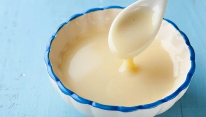 Ilustrasi susu evaporasi.