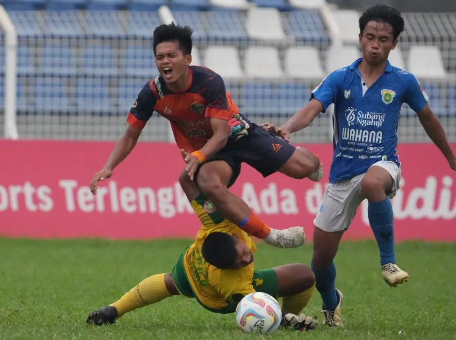 Laga Dejan FC melawan Persikas Subang di laga Liga 3 2023/2024 putaran nasional.