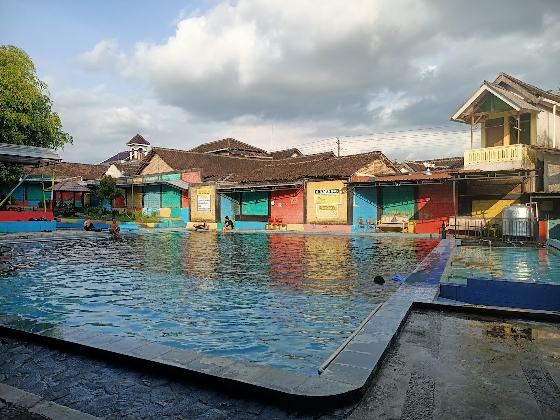 Suasana di Umbul Susuhan, Ngawen, Klaten.