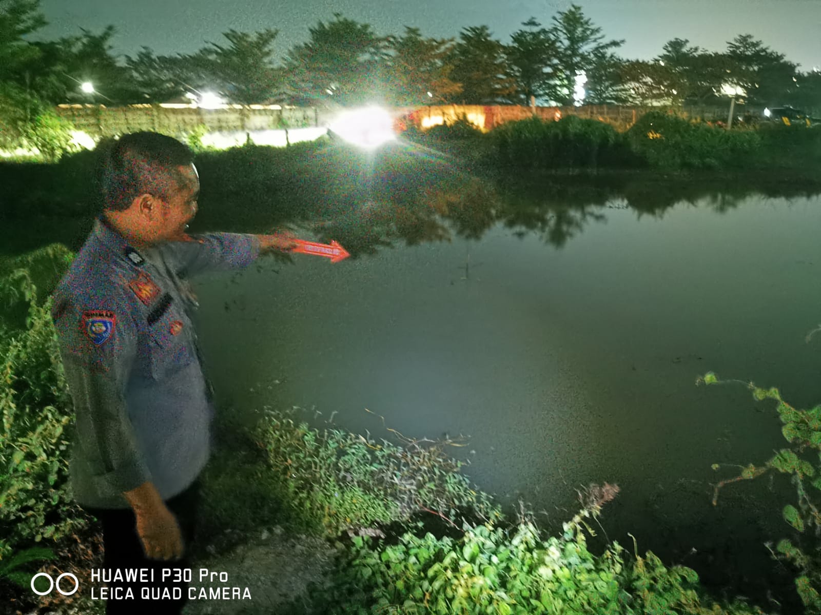 Kolam mangkrak di Dusun Sokowinatan, Desa Karangmalang, Masaran, Sragen tempat bocah 10 tahun tenggelam, Minggu (2/6/2024).