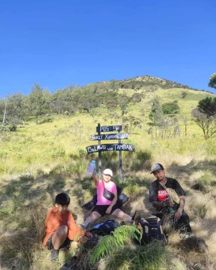 Suasana Pos 5 di jalur Pendakian Gunung Lawu via Tambak