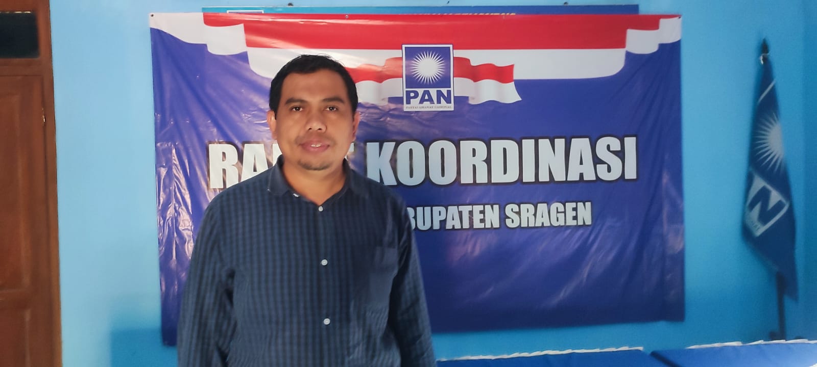 Ketua DPD PAN Sragen Basuki. (Ahmad Khairudin/Radar Solo)
