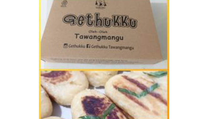 Gethukku Tawangmangu dengan spesialisasi gethuk bakar.