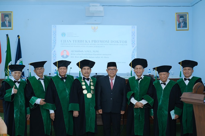 Ujian Terbuka Promosi Doktor UNU Surakarta, Selasa (11/6).