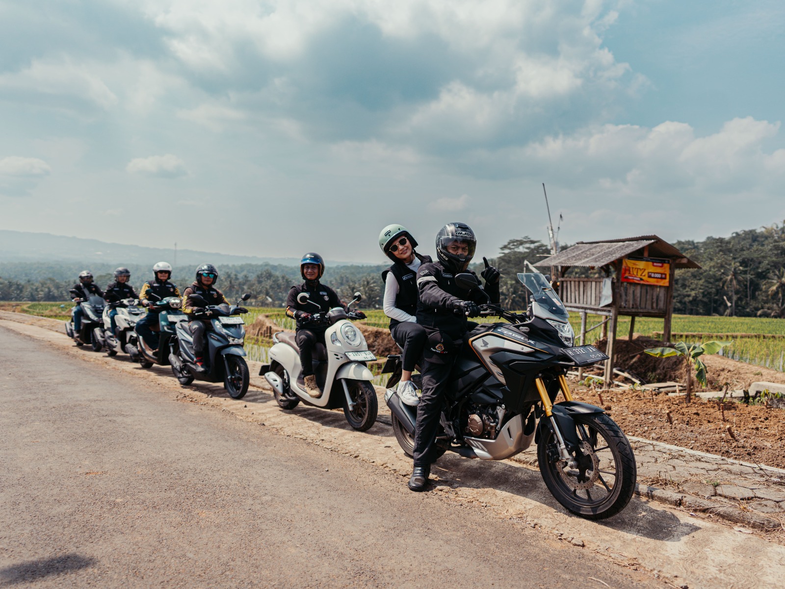 Bikers Honda Community Jateng lakukan &ldquo;Ekspedisi Satu HATI&rdquo; di Jawa Tengah yang berlangsung tanggal 7 - 9 Juni 2024.