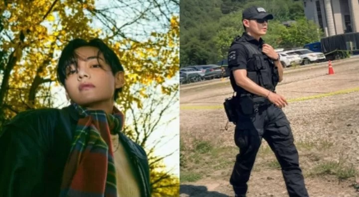 V BTS Menunjukkan Sisi Gagah.