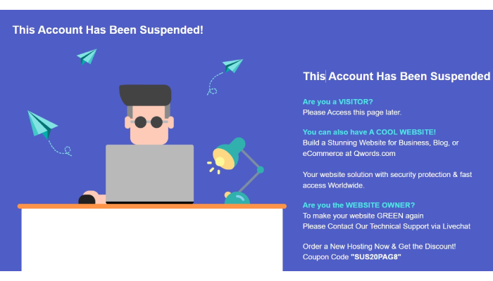 Tangkapan layar situs elaelo.id yang sudah tak bisa diakses.