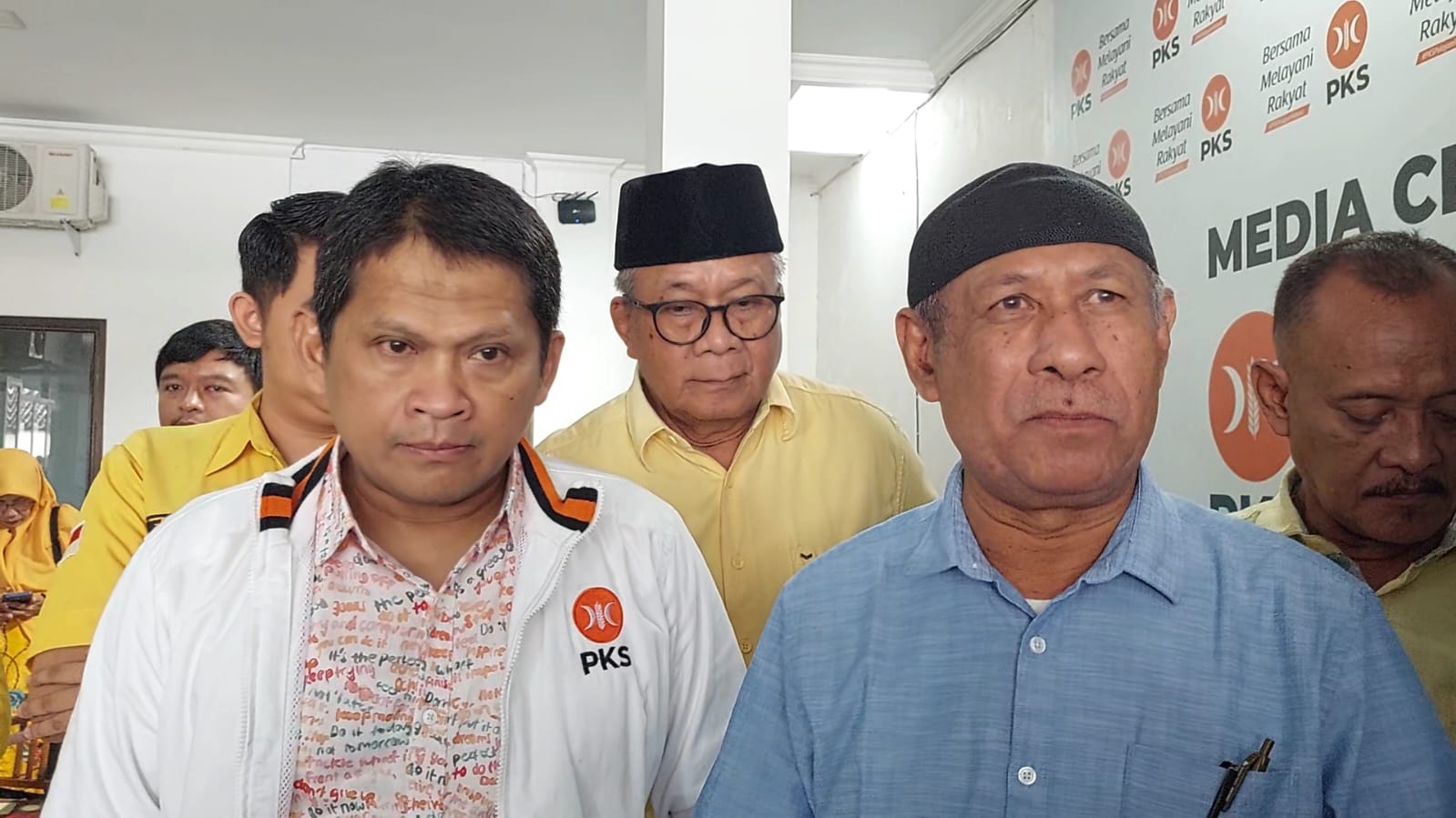 Pertemuan PKS dan DPC Golkar Solo di kantor DPD PKS Solo, Rabu (19/6/2024).