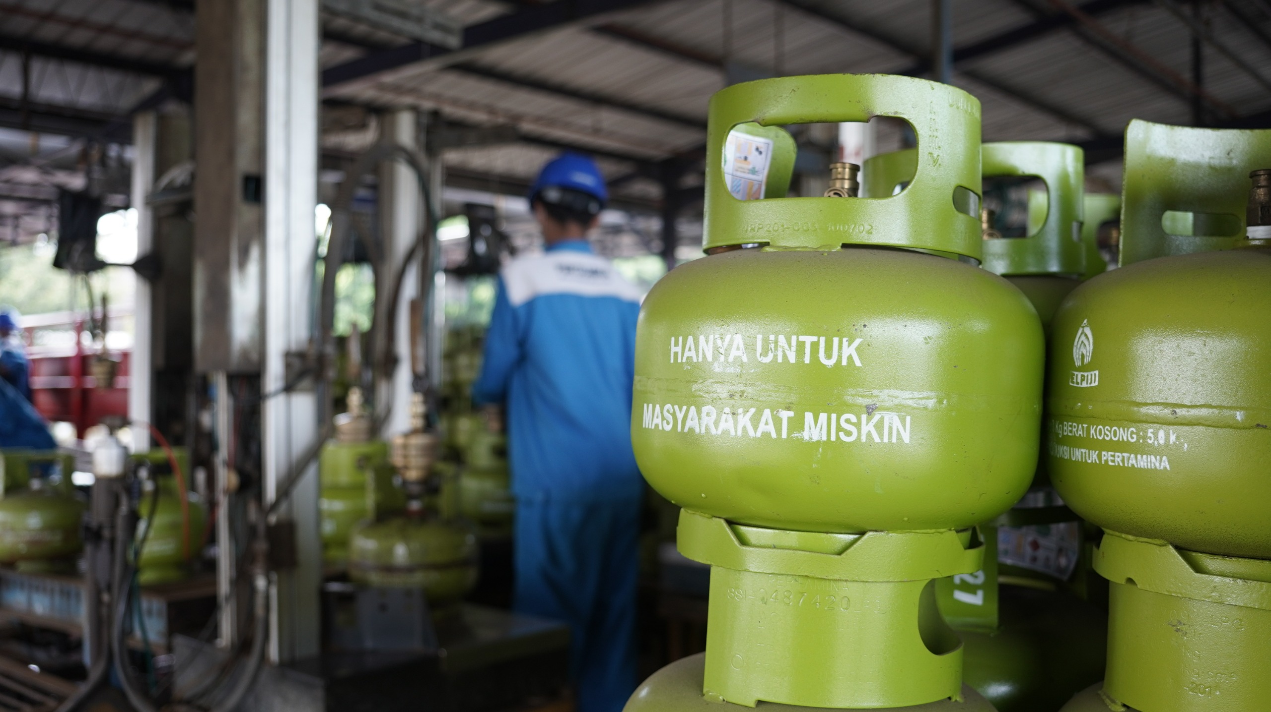 Perkembangan pembelian LPG cukup tinggi.