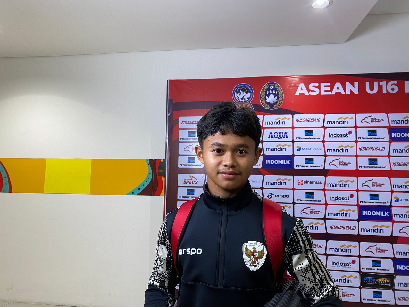Penggawa Timnas Indonesia U-16 asal Sragen Fandi Ahmad.