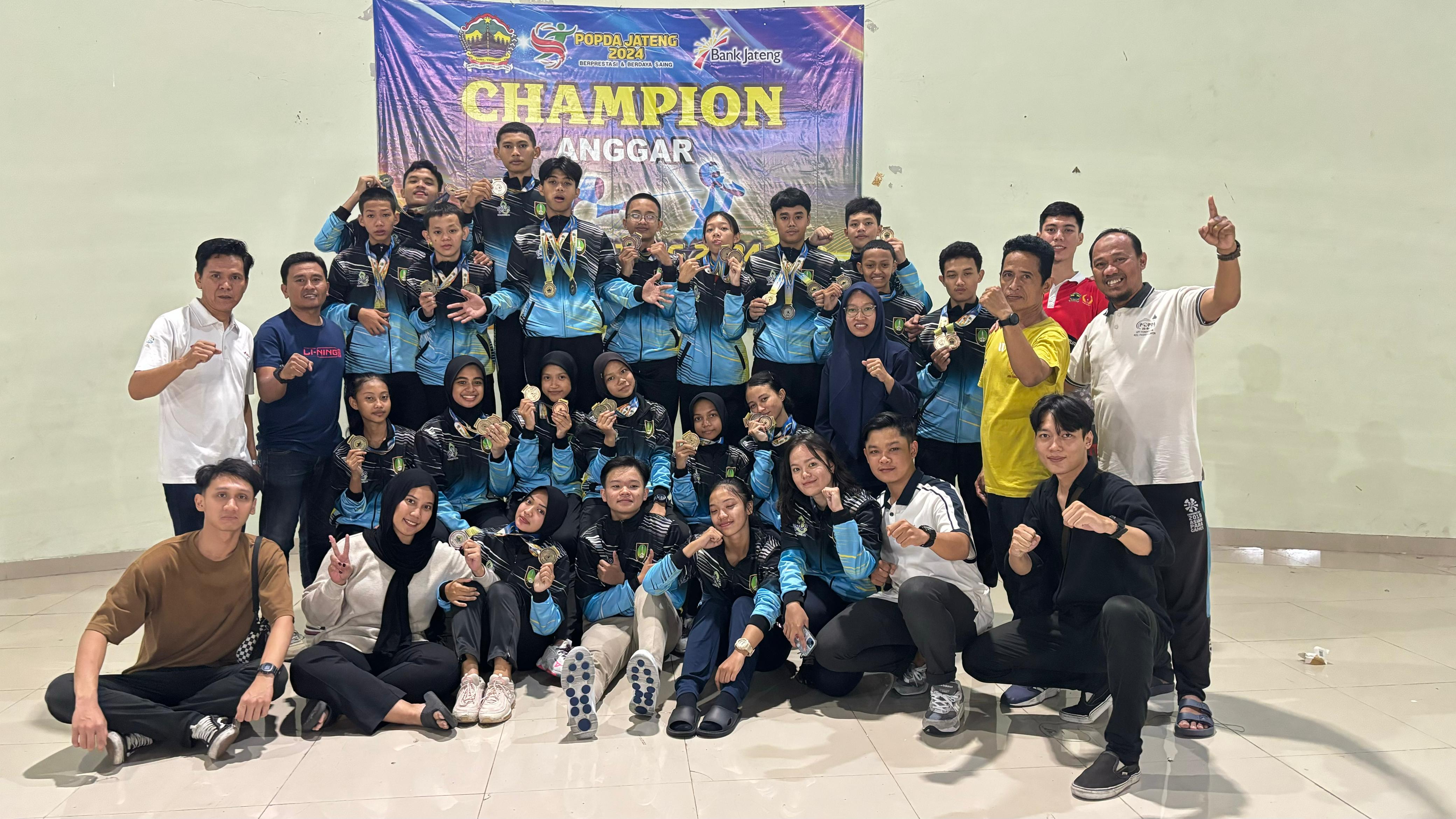 Tim anggar Kota Solo jadi yang terbaik di Popda Jateng 2024.