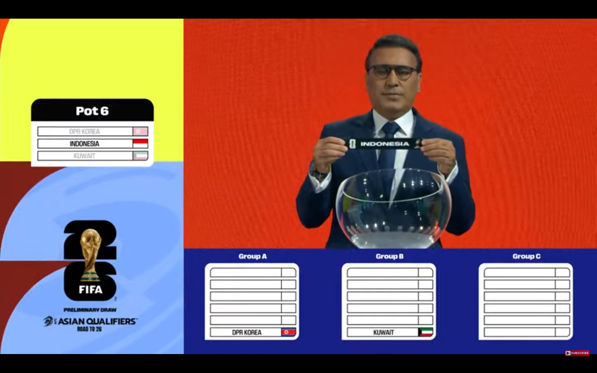 Pengundian putaran ketiga Kualifikasi Piala Dunia 2026 sudah digelar di Kuala Lumpur, Malaysia, pada Kamis siang, 27 Juni.