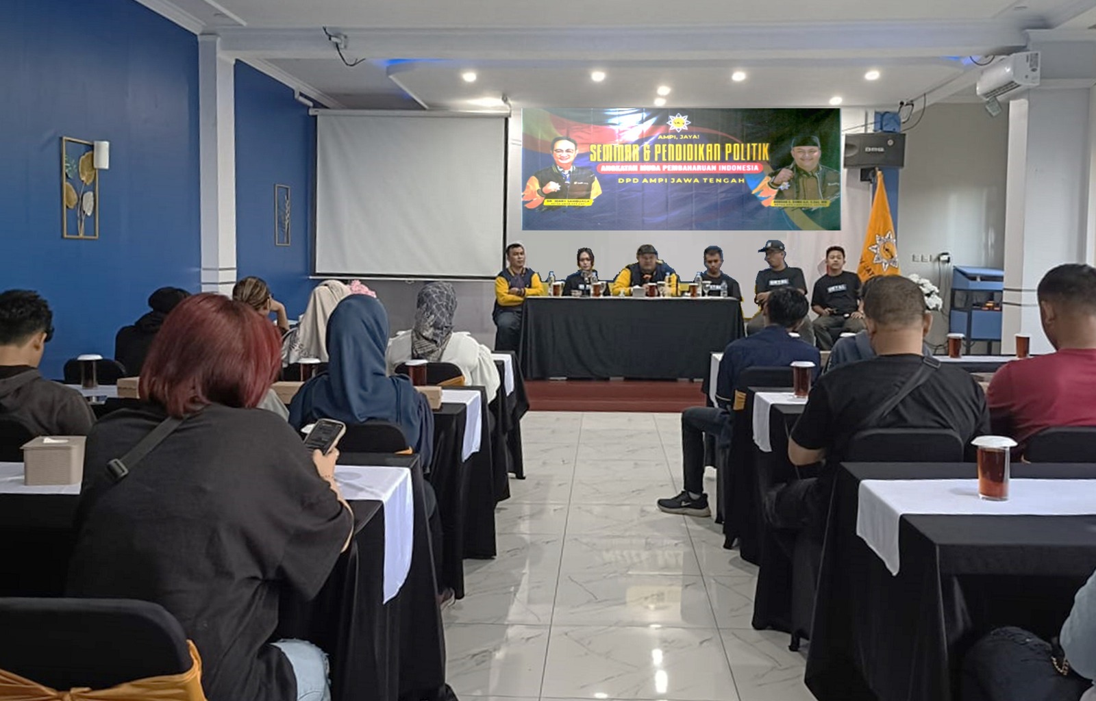 Diskusi yang digelar AMPI Wonogiri di Golden Resto Wonogiri, Sabtu (29/6/2024).