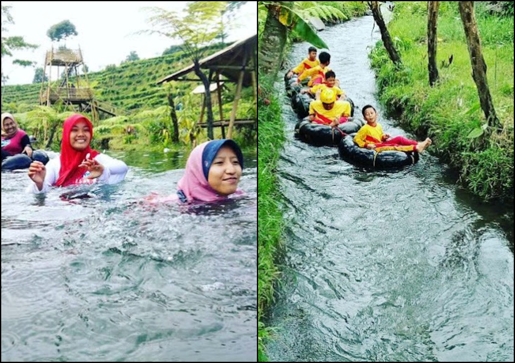 Kolase foto di Taman Bogor Kemuning.