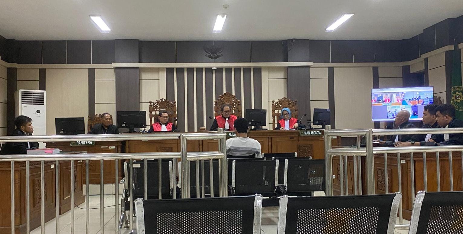 Tri Wiyono, mantan kades Gedongan, Colomadu, Karanganyar jadi terdakwa kasus korupsi tanah bengkok.