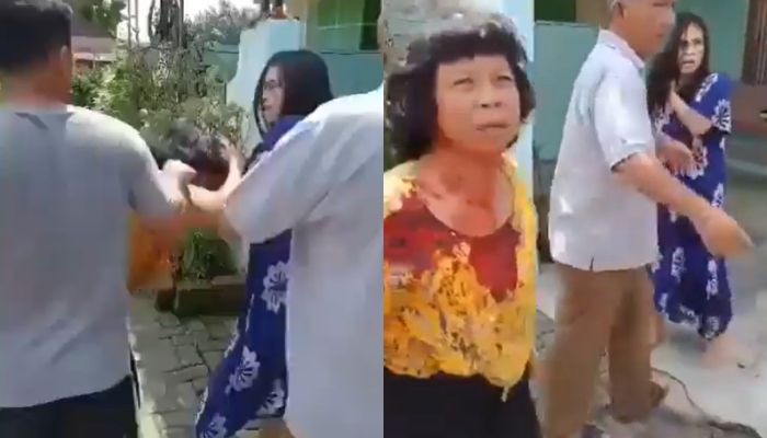 Viral seorang anak aniaya ibu kandungnya di Sumut.