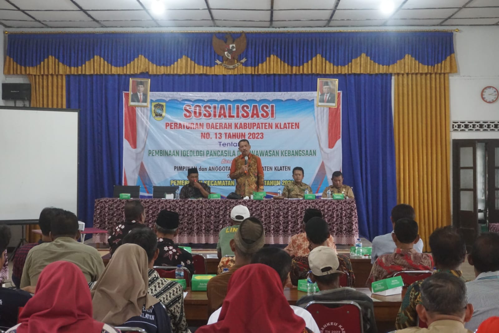 DPRD Klaten saat menyerap aspirasi warga Desa Banaran, Kecamatan Delanggu, Klaten terkait perlu adanya SMA negeri beberapa waktu lalu.