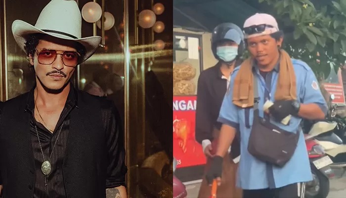 Heboh Tukang Parkir Mirip Banget Bruno Mars, Netizen: di Indonesia Bukannya Konser Malah Markir!