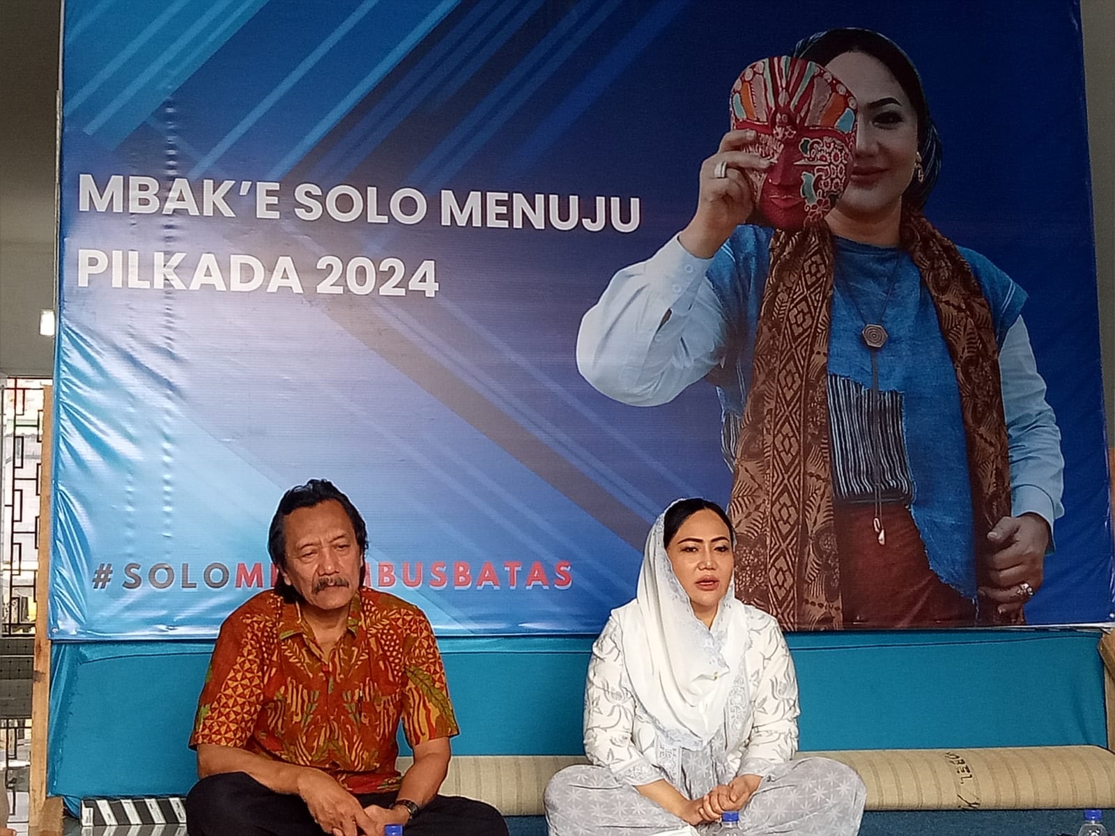 Jumpa pers Merti Desa Bibis Kulon Gilingan di Kantor Diwa Foundation, Gilingan, Solo, Rabu (10/7/2024).  &nbsp;