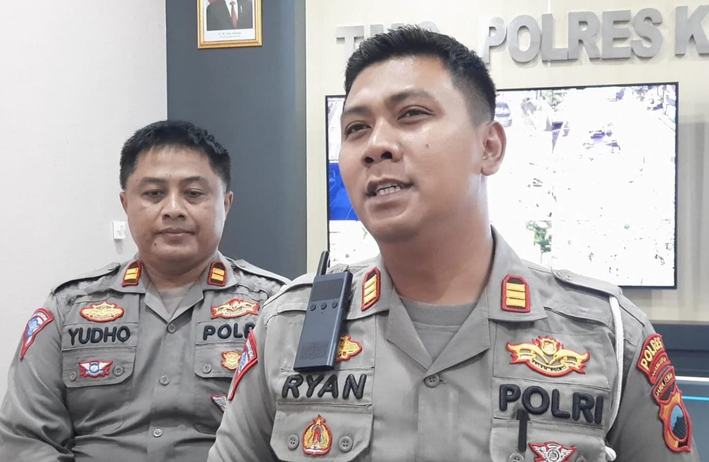 Kasatlantas Polres Karanganyar AKP Agista Ryan Mulyanto. (Rudi Hartono/Radar Solo)