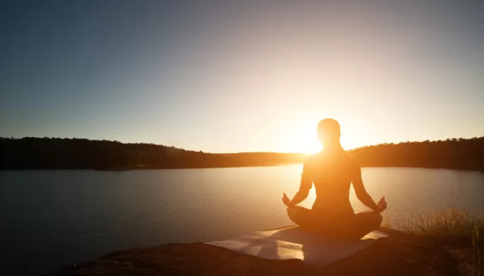 Ilustrasi meditasi.