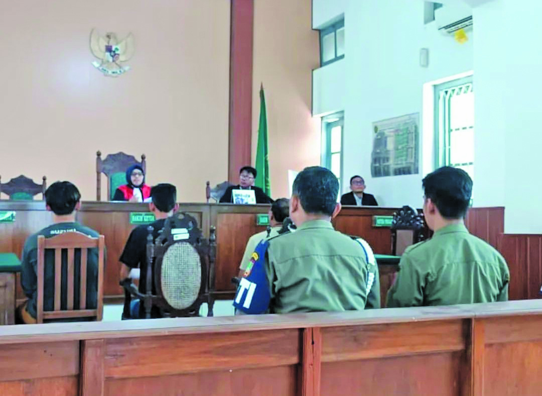 Tiga pedagang hadapi sidang tipiring di PN Solo. (Silvester Kurniawan/Radar Solo)