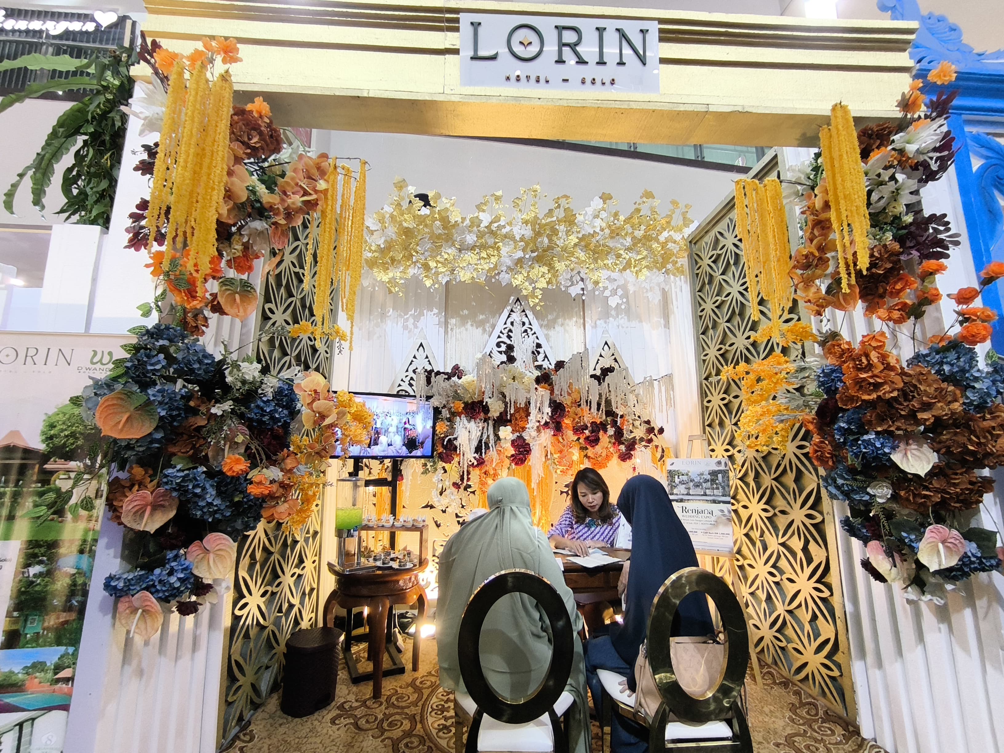 Stan Lorin Solo Hotel di event Renjana Wedding Expo 2024 di Solo Paragon Lifestyle Mall, Jumat-Minggu (12-14/7/2024).