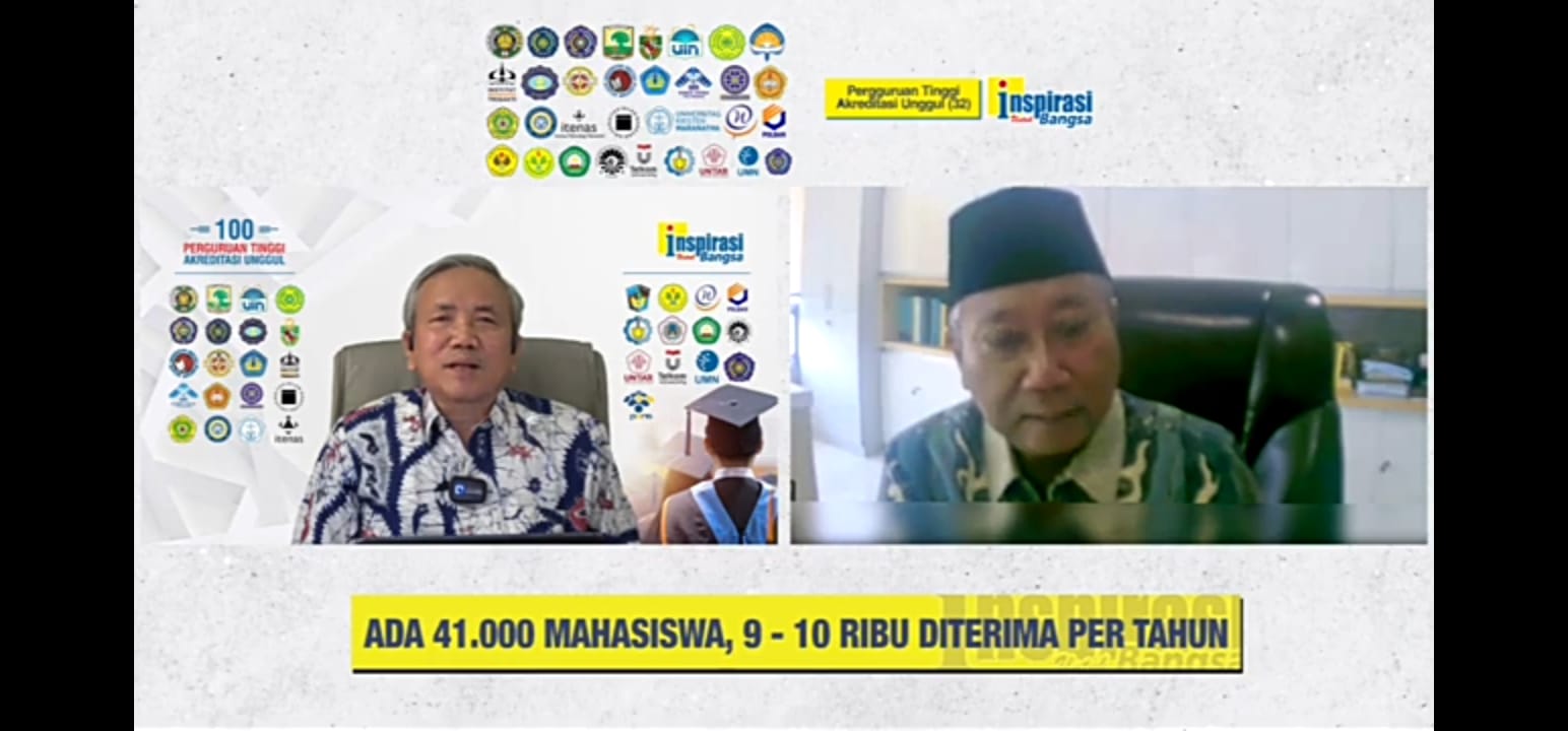 Rektor UMS Prof. Dr. Sofyan Anif dalam kanal YouTube Inspirasi Untuk Bangsa, Selasa (16/7/2024).