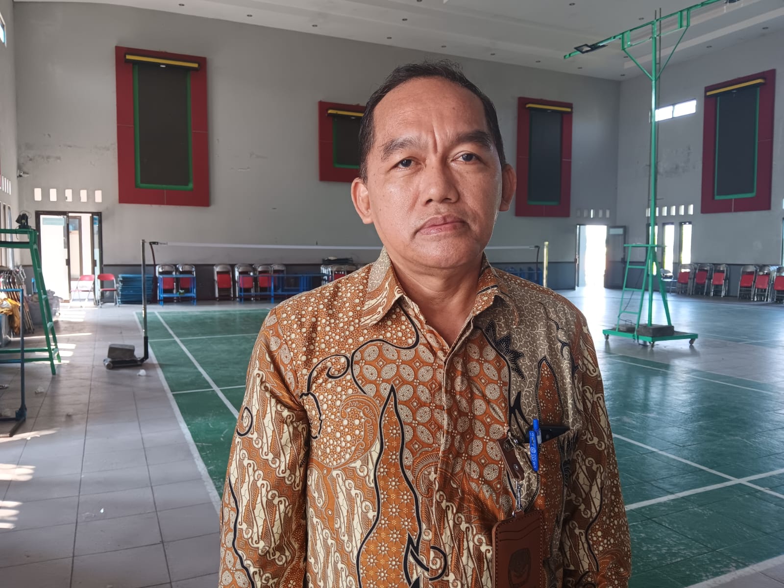 Ketua KPU Klaten Primus Supriono. (Angga Purenda/Radar Solo)