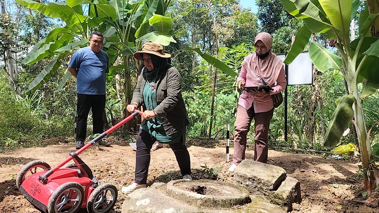 Sruvei BPK Wilayah X Jateng-Yogyakarta di Candi Tampir, Desa/Kecamatan Musuk, Boyolali belum lama ini.