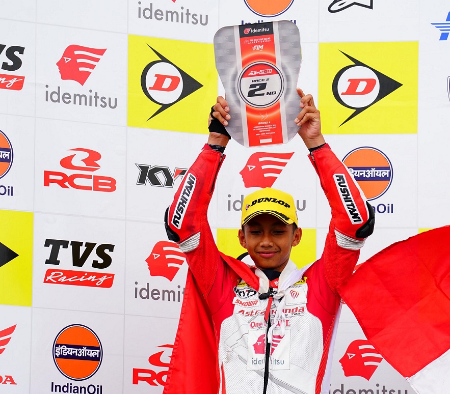 Kemenangan dipersembahkan oleh  M. Adenanta Putra yang menjadi juara pertama diikuti Veda Ega Pratama sebagai juara kedua pada kelas  Supersports (SS) 600.