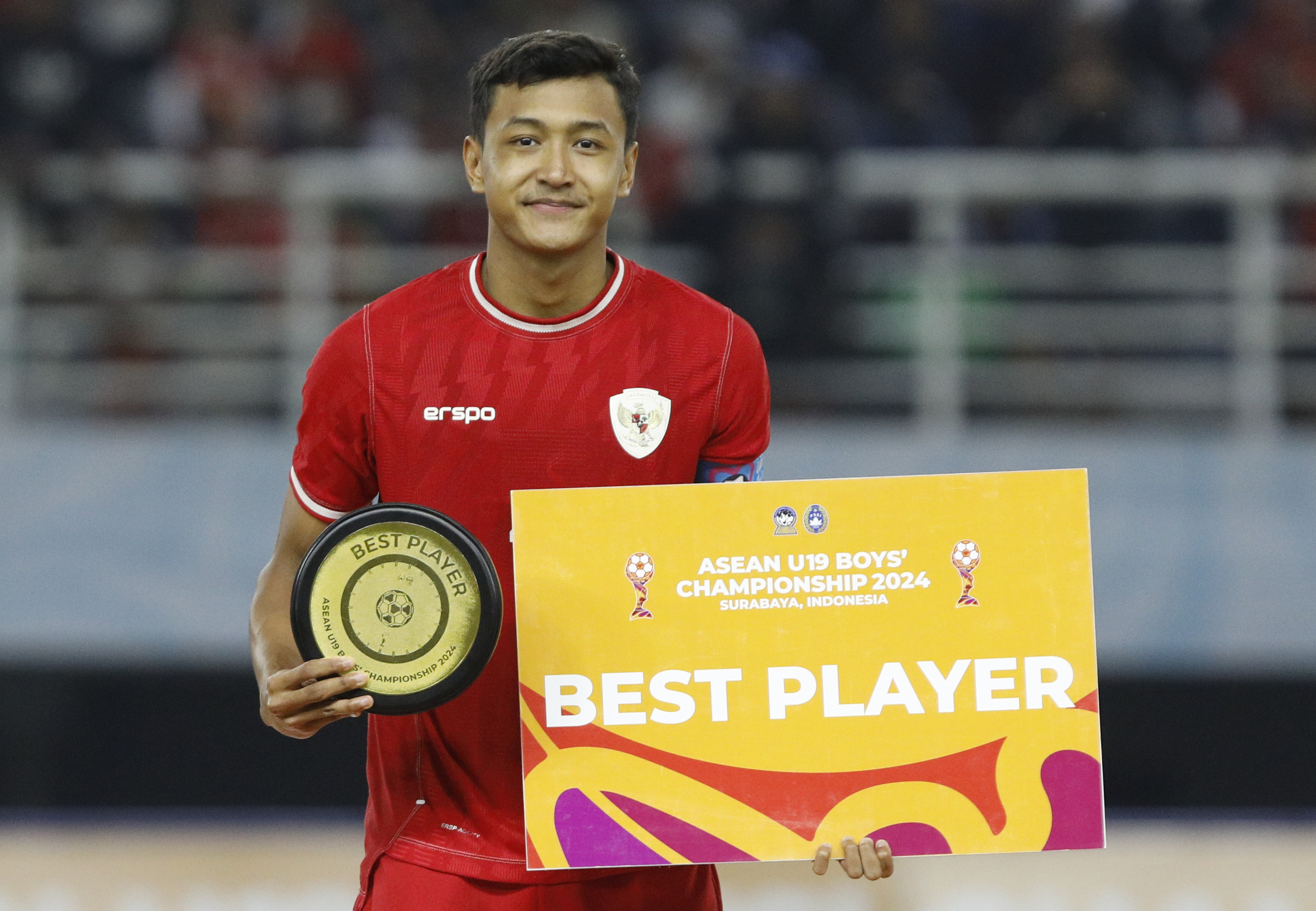 Kapten Timnas U-19 Dony Tri Pamungkas jadi pemain terbaik Piala AFF U-19
