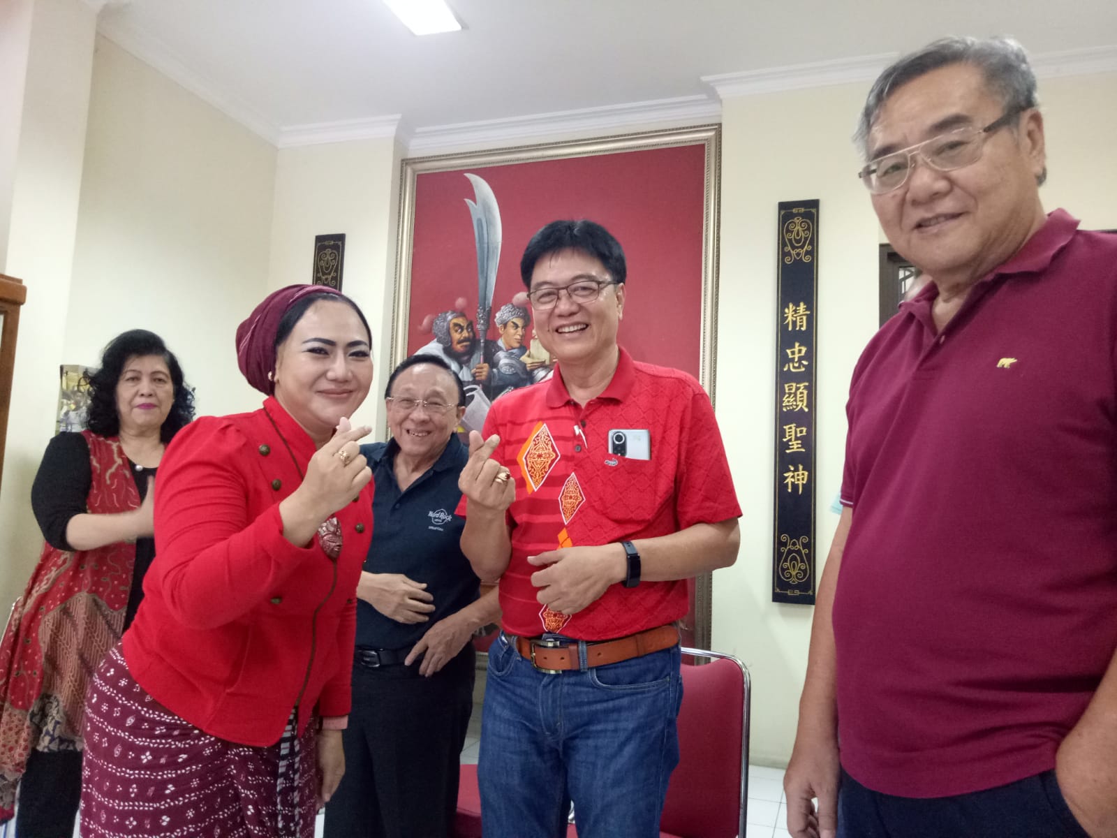 Bacawali Diah Warih Anjari bersilaturahmi dengan pengurus PMS, Sabtu (3/8/2024)