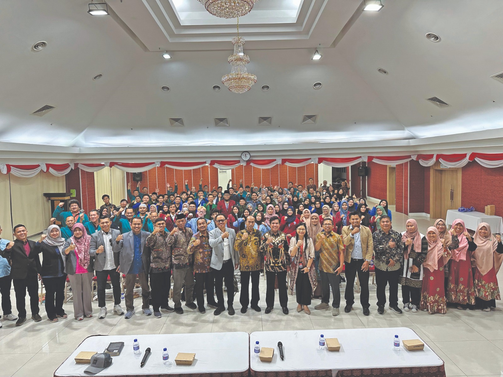 Penerimaan peserta program KKN-KI PTMA di KBRI Kuala Lumpur Malaysia.