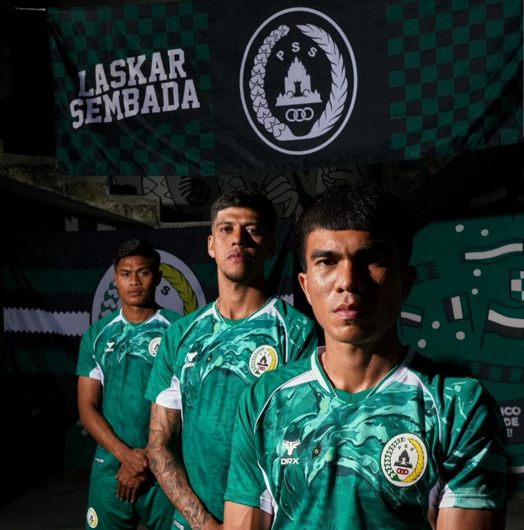 Jersey terbaru PSS Sleman untuk mengarungi Liga 1 2024/2025 dari apparel DRX
