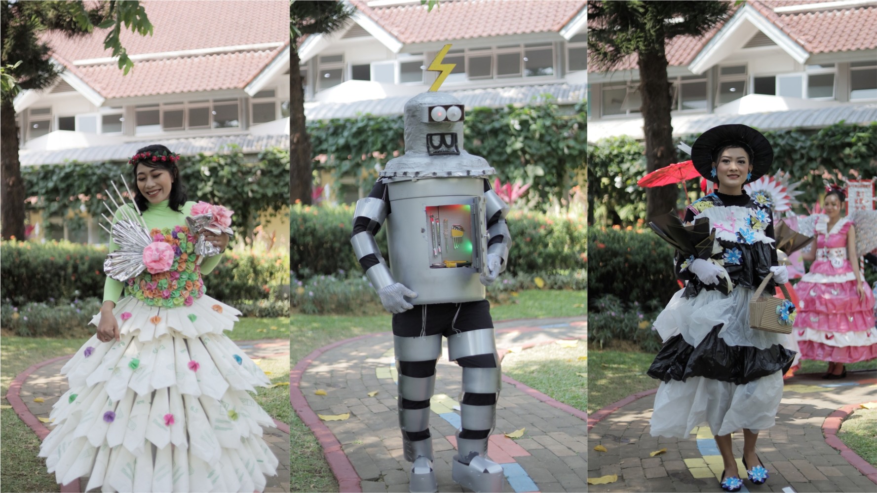 UNIK: Lomba fashion show dari barang bekas yang digelar RS Dr. OEN Solo Baru.