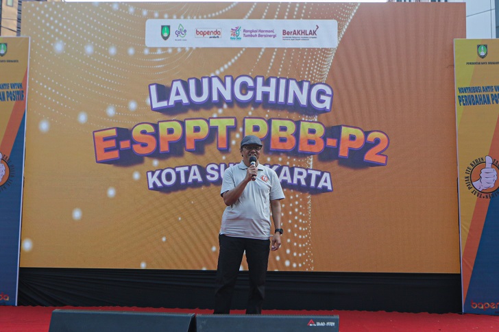 Sekda Kota Surakarta Budi Murtono beri sambutan.