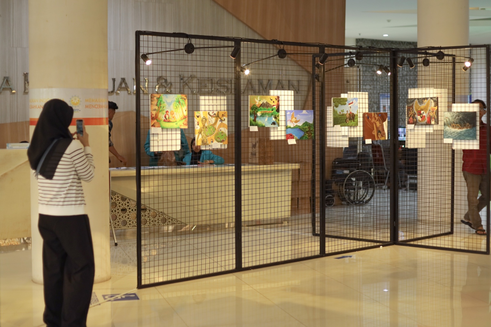 Pameran dalam Festival Nasional #PancasilaLahirBatin yang digelar PSBPS UMS.