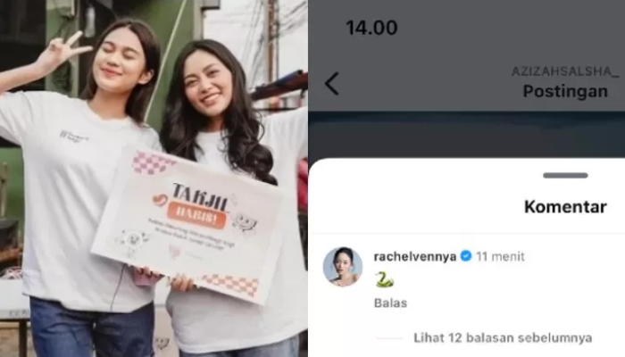 Azizah Salsha dituding jadi alasan putusnya Rachel Vennya.