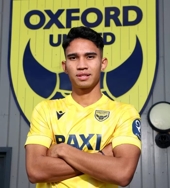 Marselino Ferdinan diperkenalkan sebagai rekrutan anyar bersama Oxford United musim 2024/2025.