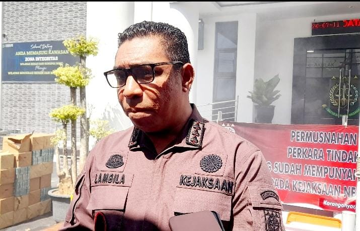 Kepala Kejari (Kajari) Karanganyar Roberth Jimmy Lambila. (Rudi Hartono/Radar Solo)