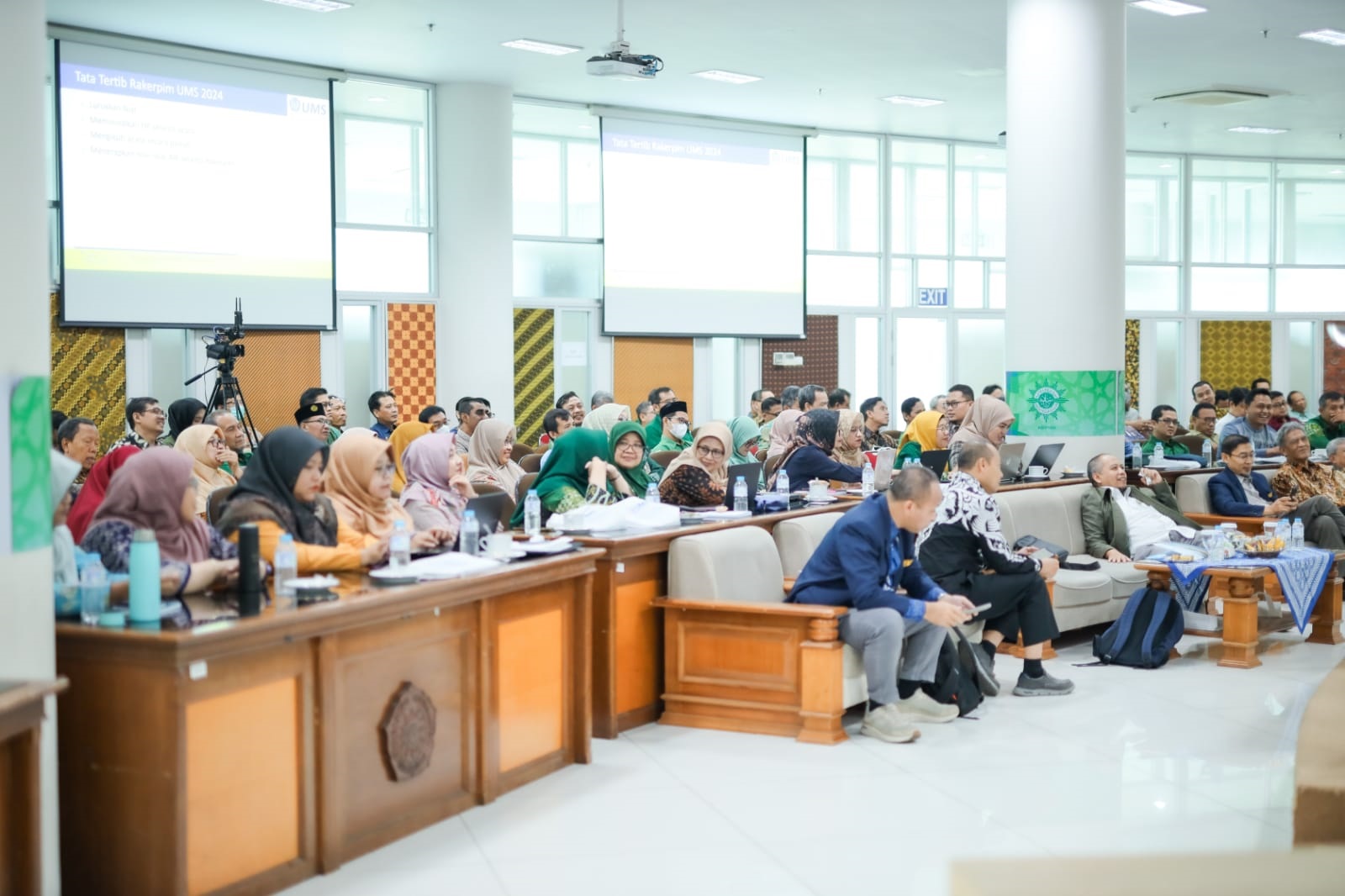 RakerPim UMS 2024 yang digelar di Gedung Induk Siti Walidah.