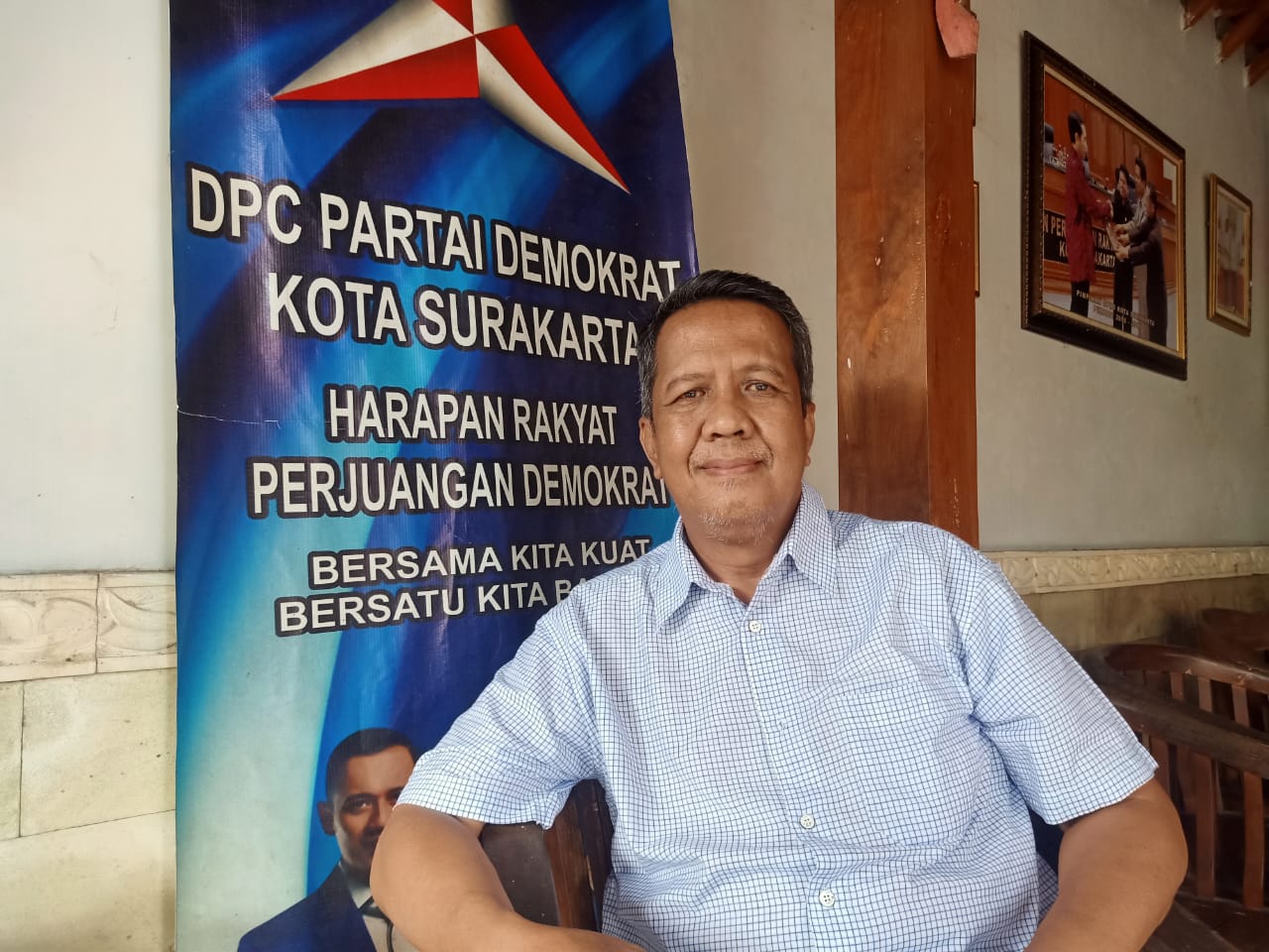 Supriyanto, ketua DPC Demokrat Kota Solo