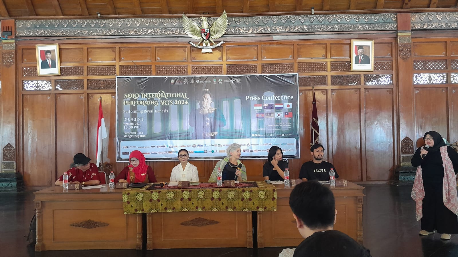 Konferensi pers SIPA 2024 di Pendapa Balai Kota Solo, Rabu (28/8/2024).