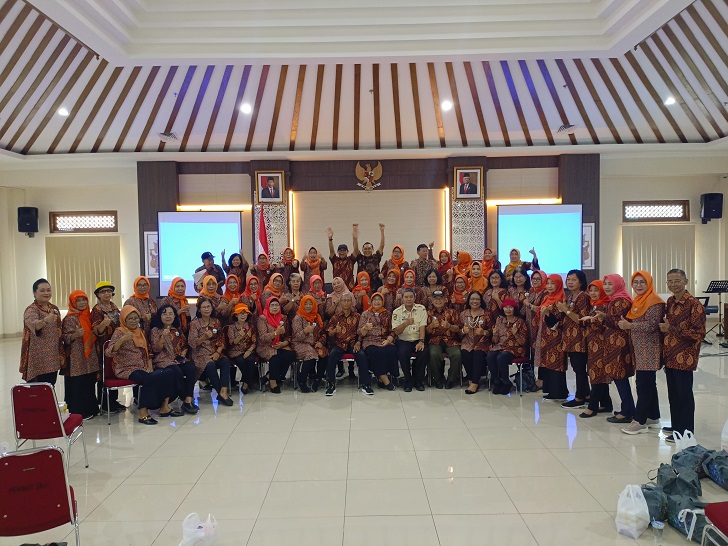 Bapenda Kota Surakarta menggelar sosialisasi E-SPPT yang dihadiri pensiunan PNS Pemkot Surakarta, Senin (2/9/2024).