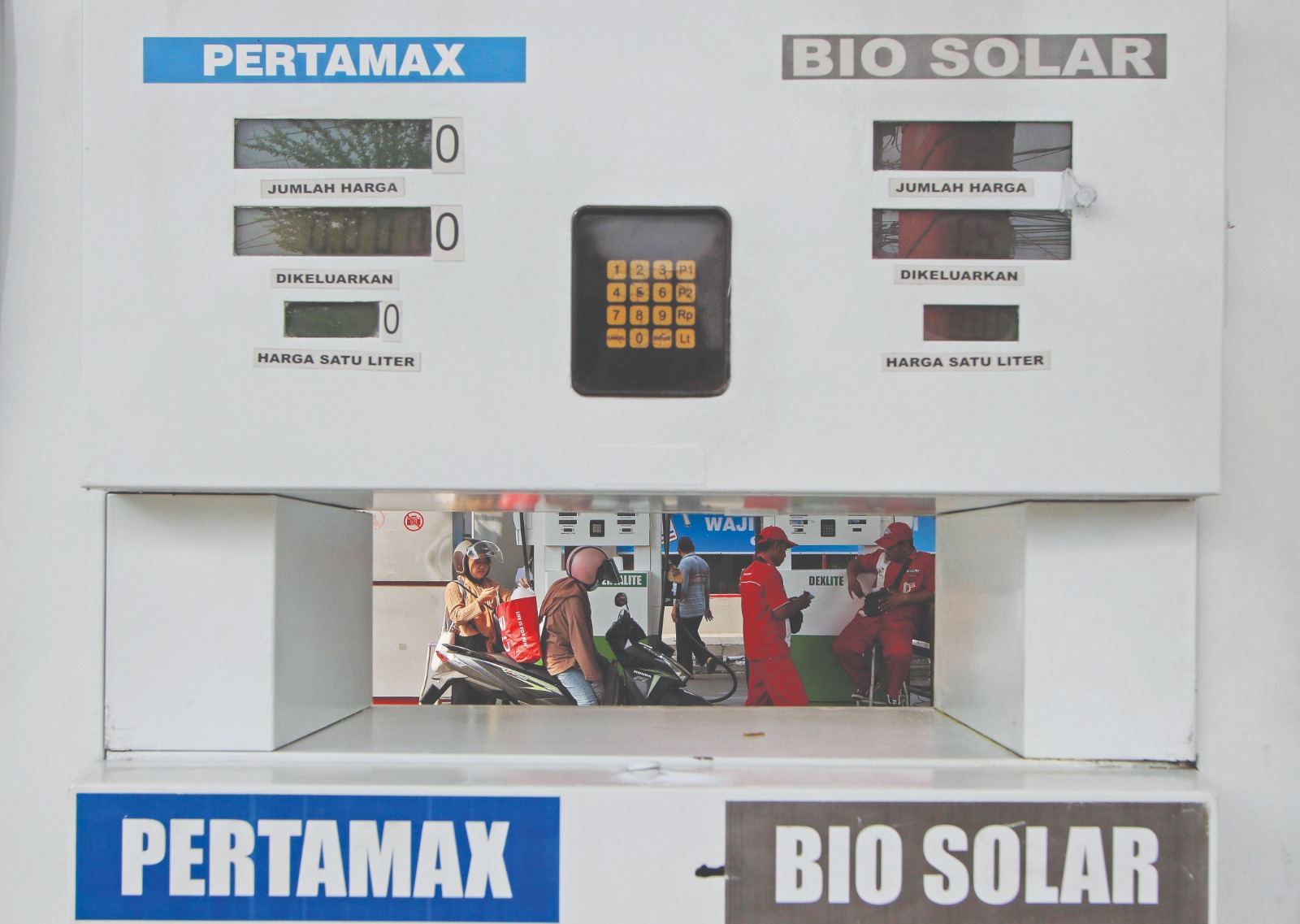 BBM Pertamax di salah satu SPBU di Solo.