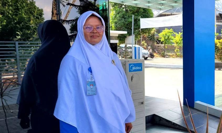Sugiyem, guru PAUD asal Ngemplak, Kabupaten Boyolali mendaftarkan diri menjadi peserta JKN secara mandiri.