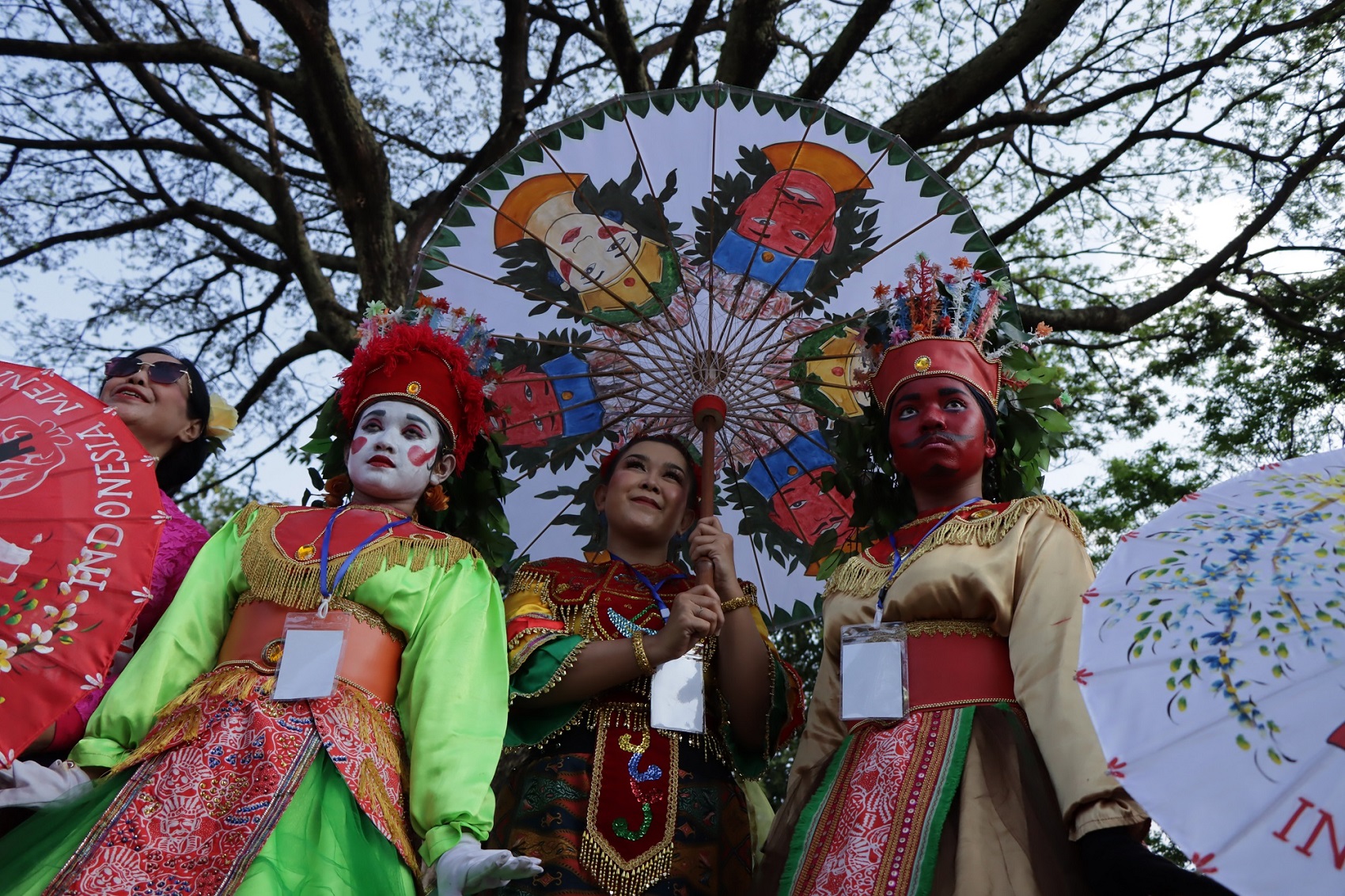 Festival Payung Indonesia 2024 (Arief Budiman/Radar Solo)