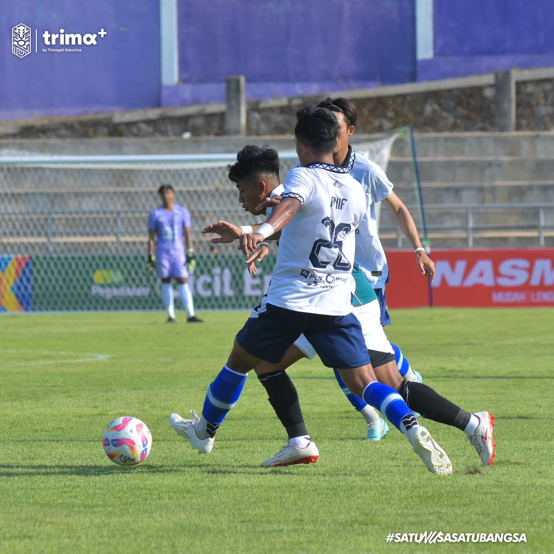 Laga Nusantara United melawan Persiku Kudus di Stadion Kebo Giro Boyolali, 7 September 2024 dalam laga lanjutan Liga 2.