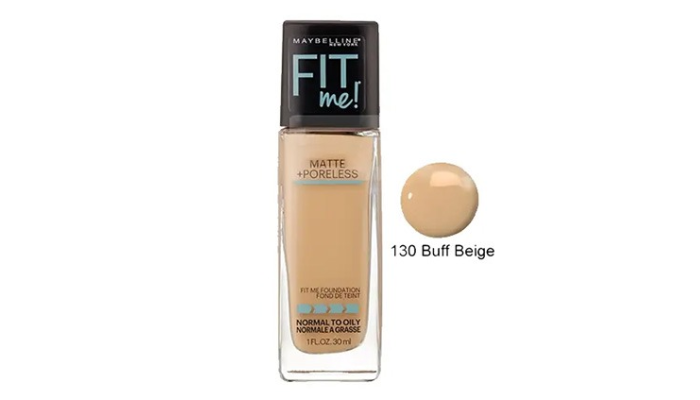 Maybelline Fit Me Dewy Smooth Foundation 130 Buff Beige